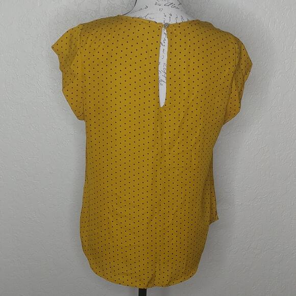 Lily White Polka Dot Top Size M - Picture 3 of 7